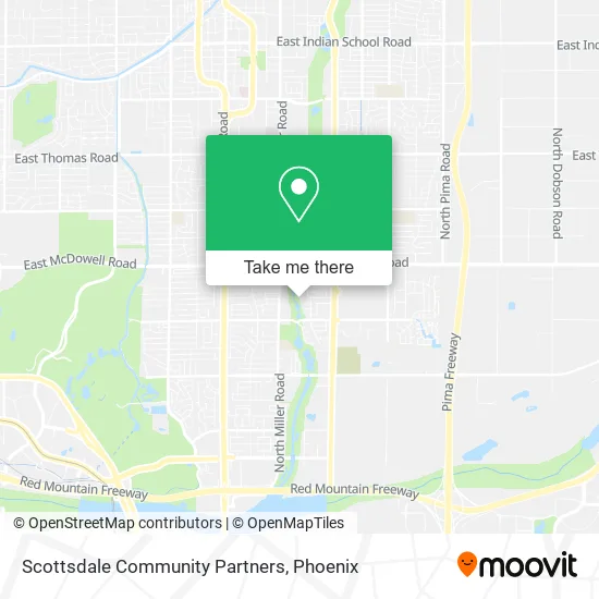 Scottsdale Community Partners map