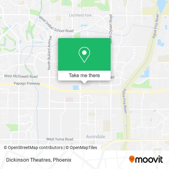 Mapa de Dickinson Theatres