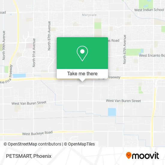 PETSMART map