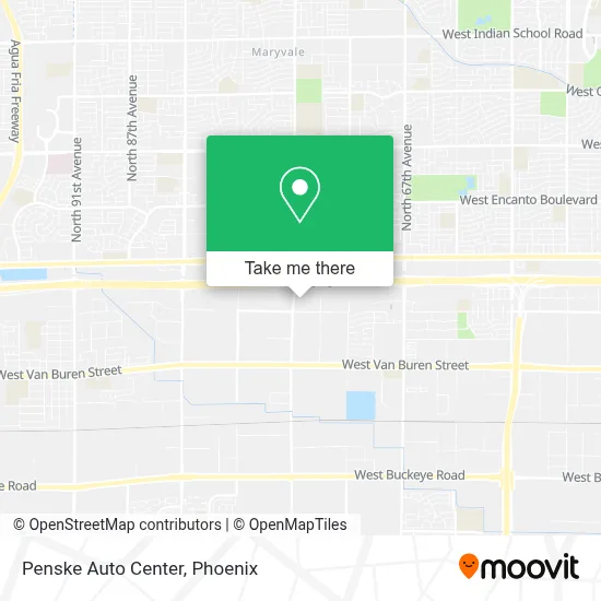 Penske Auto Center map