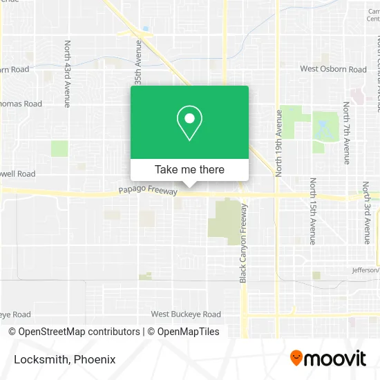 Locksmith map