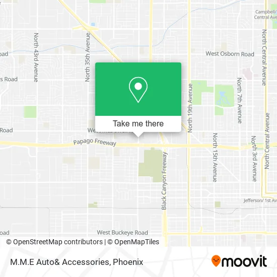 Mapa de M.M.E Auto& Accessories