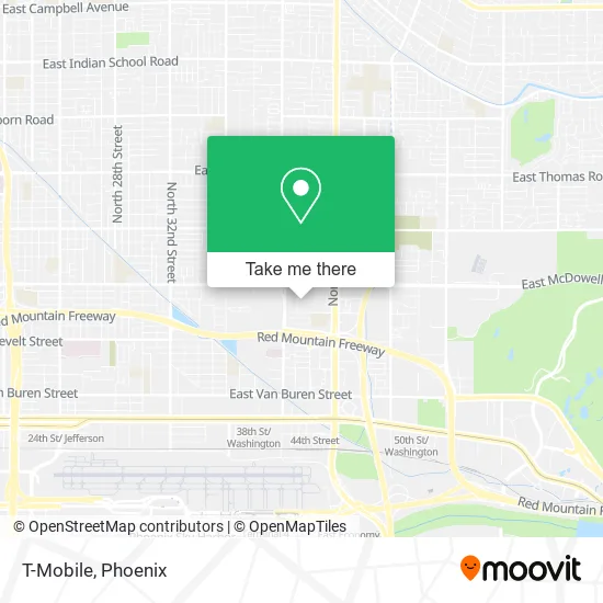 Mapa de T-Mobile