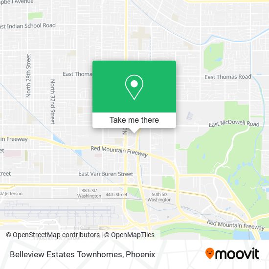Belleview Estates Townhomes map