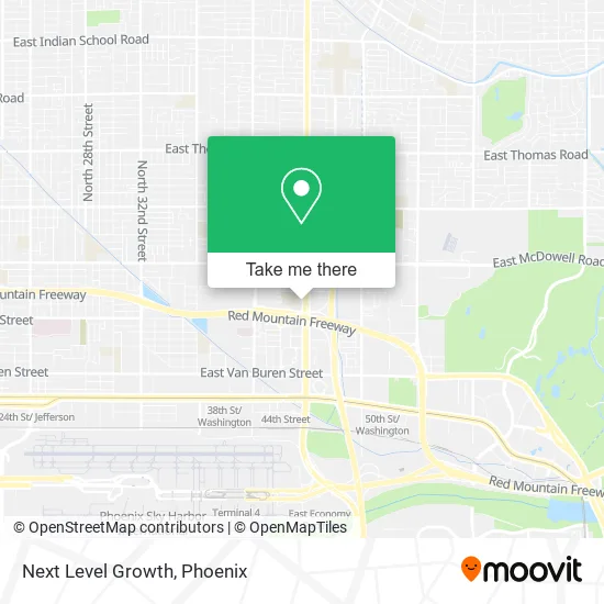 Next Level Growth map