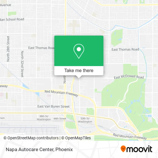 Napa Autocare Center map