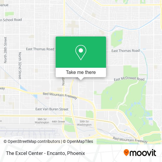 The Excel Center - Encanto map