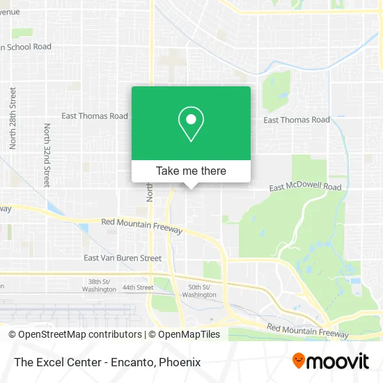 The Excel Center - Encanto map