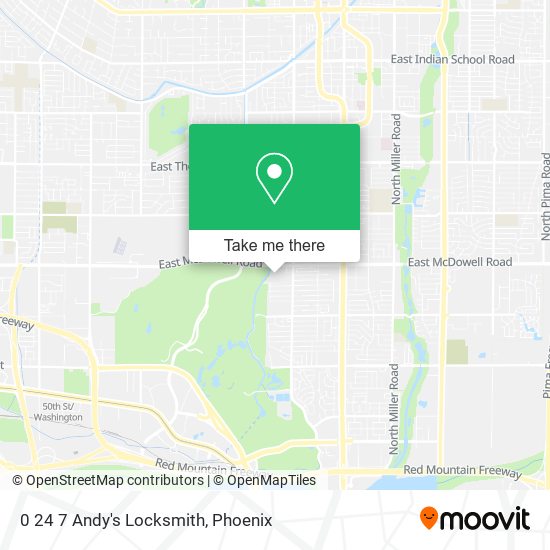 0 24 7 Andy's Locksmith map