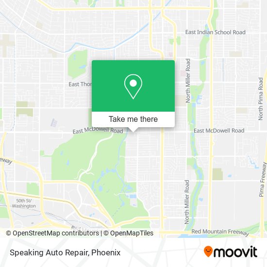 Speaking Auto Repair map