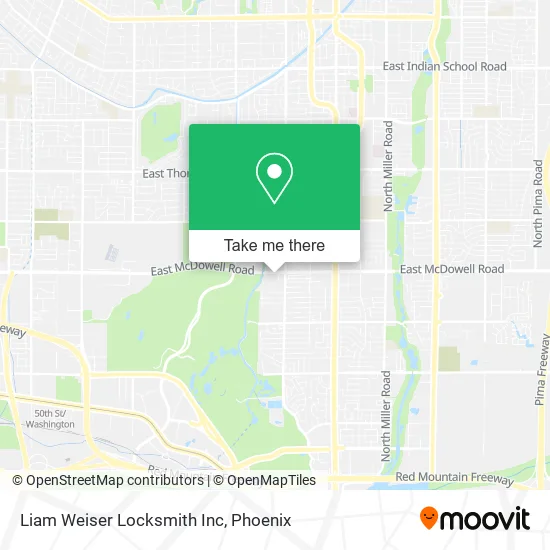 Liam Weiser Locksmith Inc map