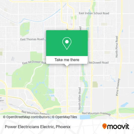 Power Electricians Electric map