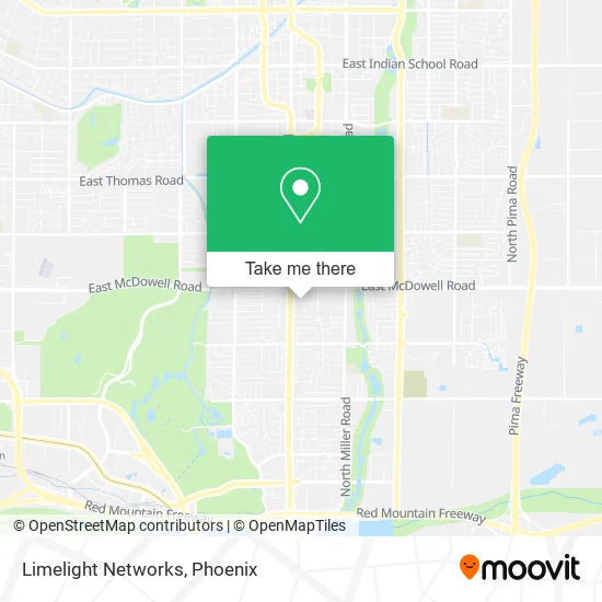 Limelight Networks map