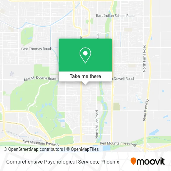 Comprehensive Psychological Services map