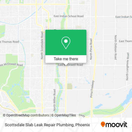 Scottsdale Slab Leak Repair Plumbing map