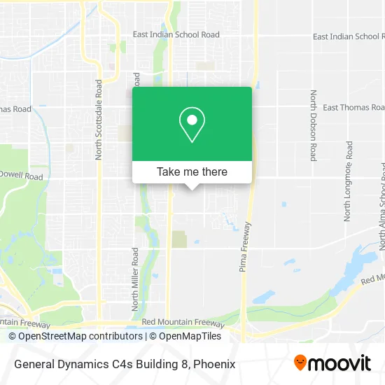General Dynamics C4s Building 8 map
