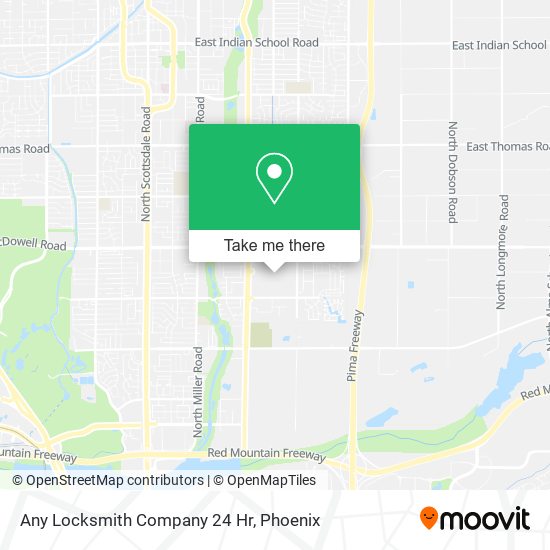 Any Locksmith Company 24 Hr map