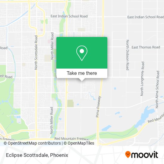 Mapa de Eclipse Scottsdale