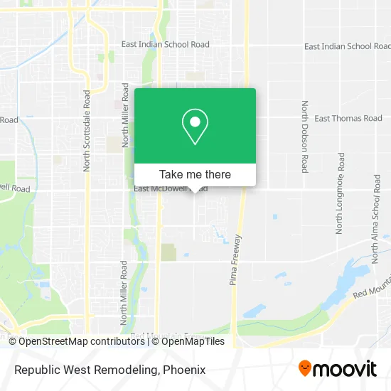 Republic West Remodeling map