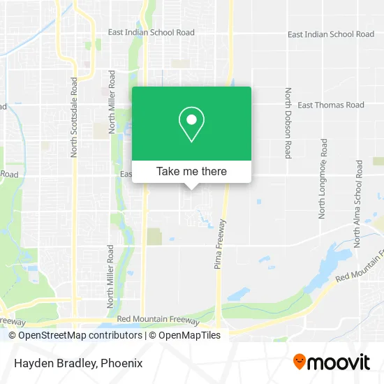 Hayden Bradley map