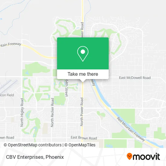 CBV Enterprises map