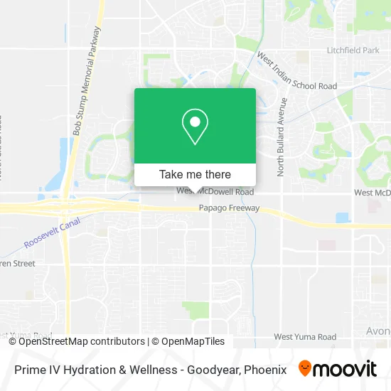 Prime IV Hydration & Wellness - Goodyear map