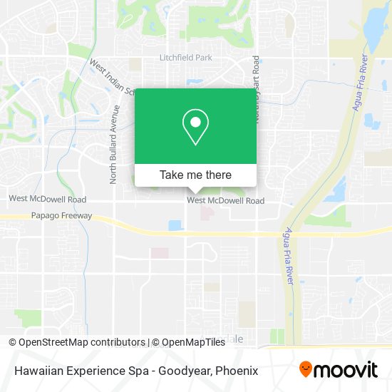 Mapa de Hawaiian Experience Spa - Goodyear