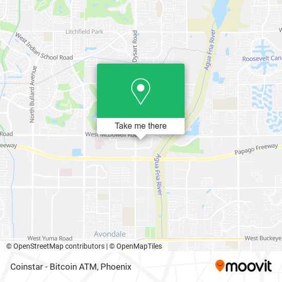 Coinstar - Bitcoin ATM map