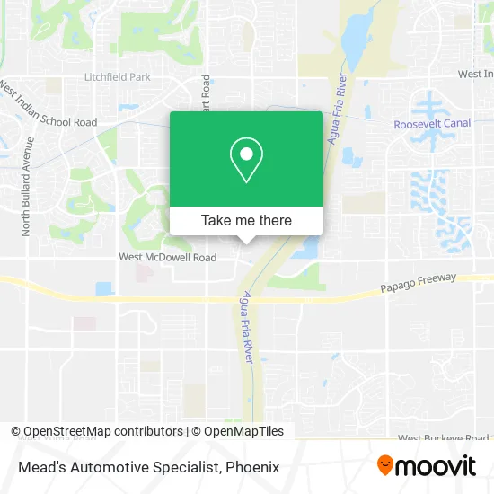Mead's Automotive Specialist map