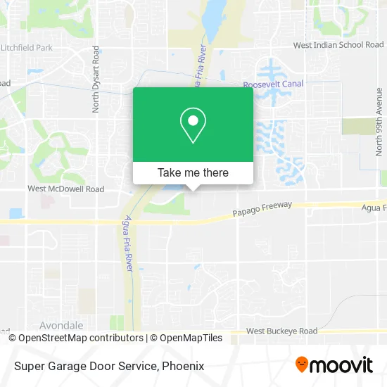 Super Garage Door Service map