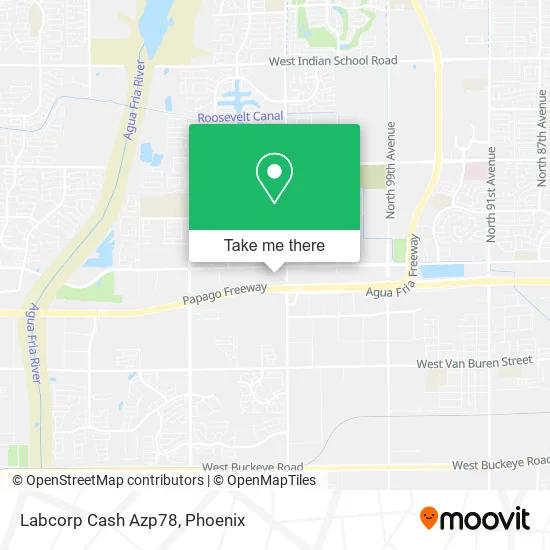 Labcorp Cash Azp78 map