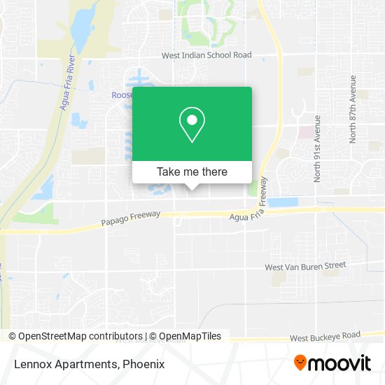 Lennox Apartments map