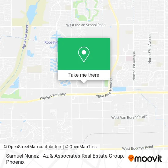 Samuel Nunez - Az & Associates Real Estate Group map