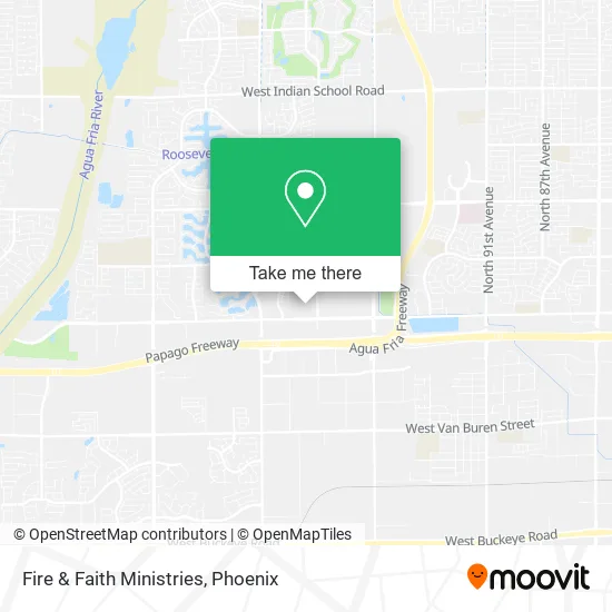 Fire & Faith Ministries map