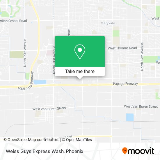 Mapa de Weiss Guys Express Wash