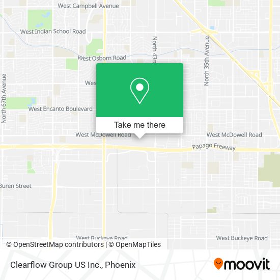 Clearflow Group US Inc. map