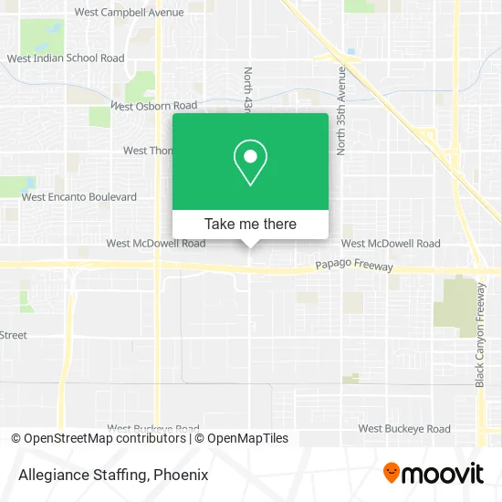 Allegiance Staffing map