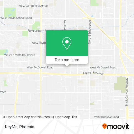 KeyMe map