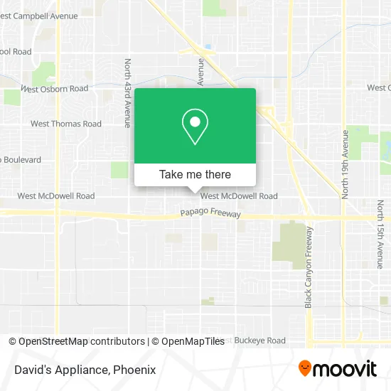 David's Appliance map