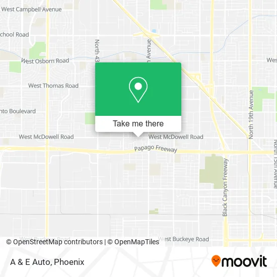 A & E Auto map