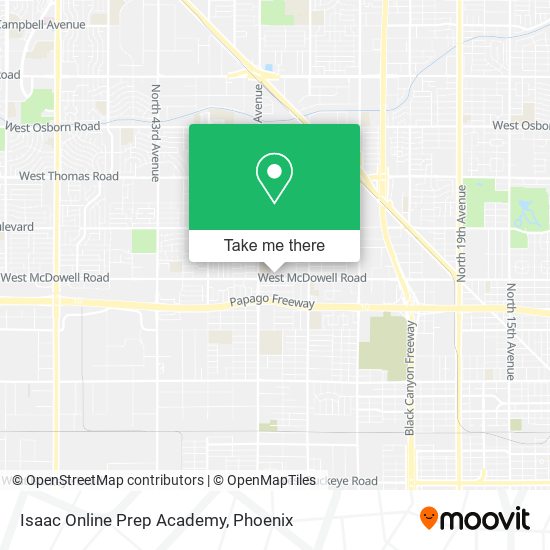 Mapa de Isaac Online Prep Academy