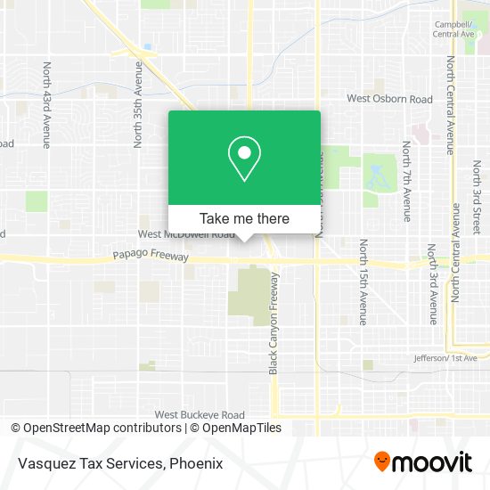 Vasquez Tax Services map