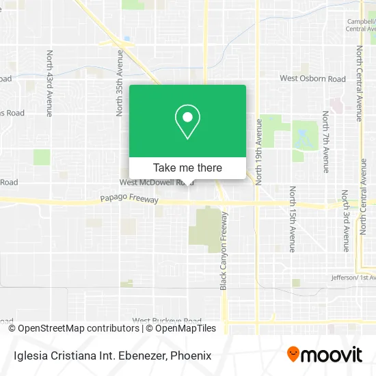 Mapa de Iglesia Cristiana Int. Ebenezer