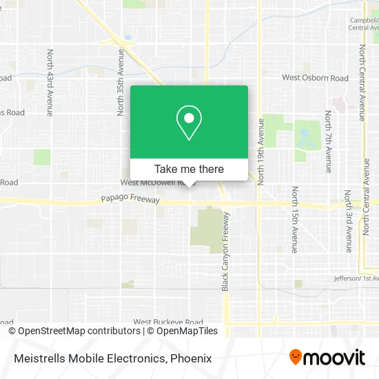 Mapa de Meistrells Mobile Electronics