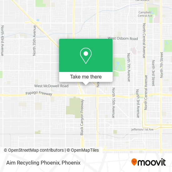 Aim Recycling Phoenix map