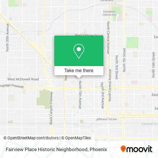 Fairview Place Historic Neighborhood map