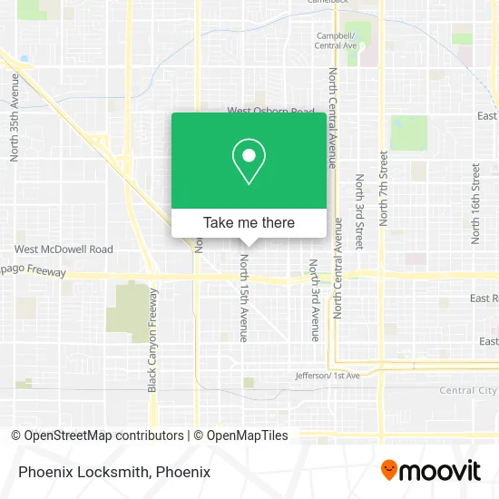 Phoenix Locksmith map