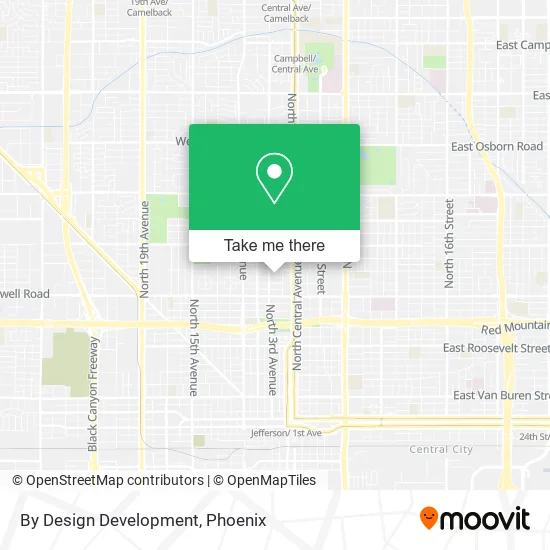 By Design Development map