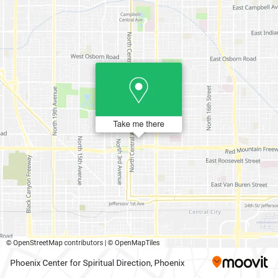Phoenix Center for Spiritual Direction map
