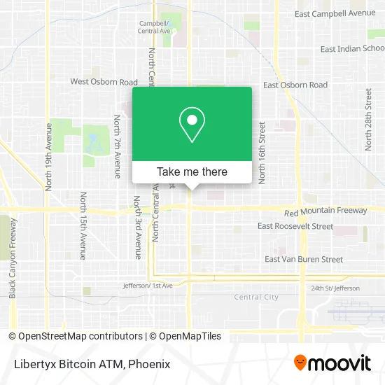 Libertyx Bitcoin ATM map